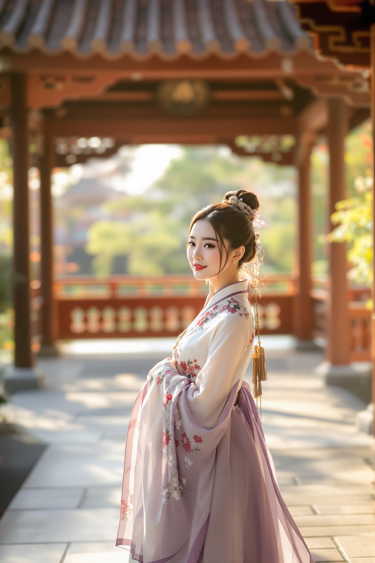 福利汇福利汇精选 - 红衣古风汉服写真 - 汉服写真写真作品